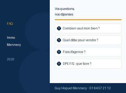 Vendre ou acheter à Mennecy : toutes vos questions, nos réponses